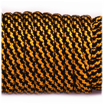 Паракордовий шнур Highlander Type III 550 black apricot twist 4 мм чорний