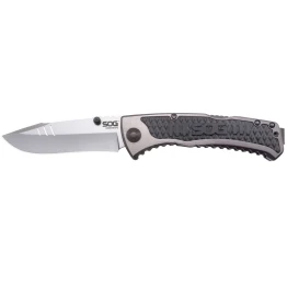 Ніж складний SOG SideSwipe grey tini сірий