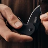 Ніж складний SOG SOG x Mikkel Collaboration Stout black чорний