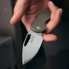 Ніж складний SOG SOG x Mikkel Collaboration Stout green/silver зелений/сірий