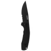 Ніж складний SOG SOG-TAC AU Partially Serrated black чорний
