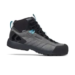 Черевики Black Diamond W Mission LTHR MD WP жіночі Steel Grey/Costal Blue сірі