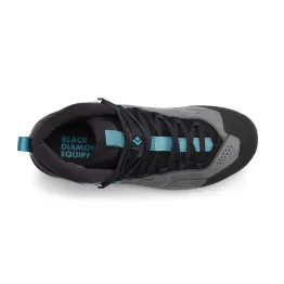 Черевики Black Diamond W Mission LTHR MD WP жіночі Steel Grey/Costal Blue сірі