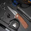 Ніж складний SOG Twitch XL satin коричневий