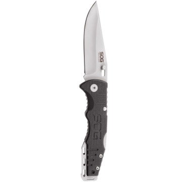 Ніж складний SOG Salute Mini bead blasted чорний Ніж складний SOG Salute Mini bead blasted чорний