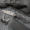 Ніж складний SOG Salute Mini bead blasted чорний