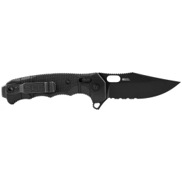 Ніж складний SOG SEAL XR Partially Serrated чорний