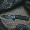 Ніж складний SOG SEAL XR Partially Serrated чорний