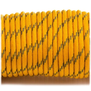 Паракордовий шнур Highlander Paracord reflective 4 мм golden orange yellow оранжевий