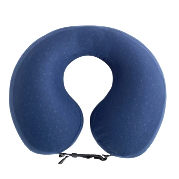 Подушка Exped Neckpillow Deluxe navy mountain темно-синя