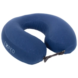 Подушка Exped Neckpillow Deluxe navy mountain темно-синя