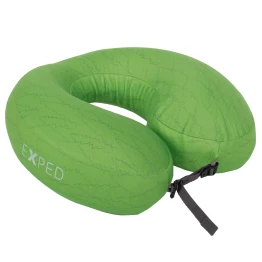 Подушка Exped Neckpillow Deluxe lichen forest зелена