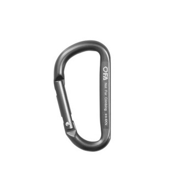 Карабін First Ascent NFC 7mm grey сірий