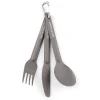 Набір столових приборів Sea to Summit Alpha Light Cutlery Set Grey сірий