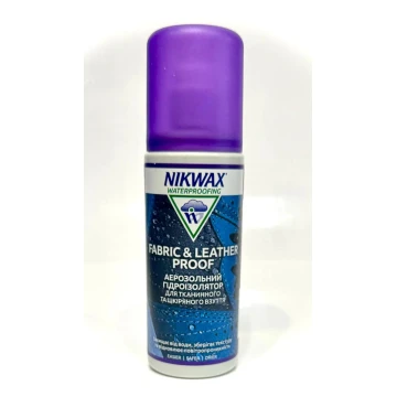 Водовідштовхуючий спрей Nikwax Fabric and Leather Spray 125 мл