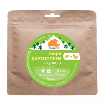 Сушені продукти Їжачок Картопляне пюре з куркою