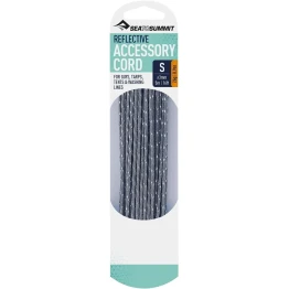 Паракорд світловідбиваючий Sea to Summit Reflective Accessory Cord 5 m Black чорний