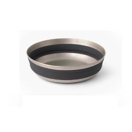 Миска Sea to Summit Detour Stainless Steel Collapsible Bowl L Beluga Black чорна