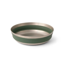 Миска Sea to Summit Detour Stainless Steel Collapsible Bowl L Laurel Wreath Green зелена