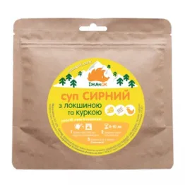 Сушені продукти Їжачок Суп сирний з локшиною та куркою
