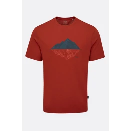 Футболка чоловіча Rab Crimp Reflection Tee Tuscan Red червона
