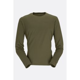 Футболка Rab Force LS Tee Olive оливкова чоловіча