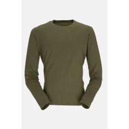 Футболка Rab Force LS Tee Olive оливкова чоловіча