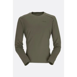 Футболка Rab Force LS Tee Light Khaki хакі чоловіча