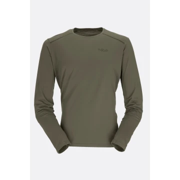 Футболка Rab Force LS Tee Light Khaki хакі чоловіча