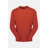 Футболка Rab Force LS Tee Tuscan Red червона чоловіча 