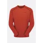 Футболка Rab Force LS Tee Tuscan Red червона чоловіча 