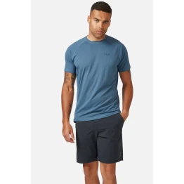 Футболка Rab Sonic Tee Light Zinc біла чоловіча