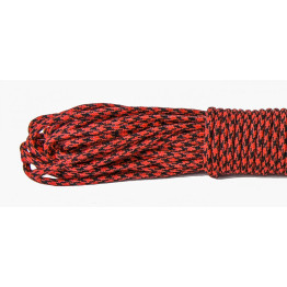 Паракордовий шнур Highlander Type III 550 Red Black Camo 4 мм