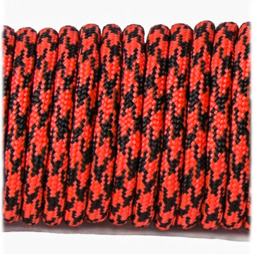Паракордовий шнур Highlander Type III 550 Red Black Camo 4 мм