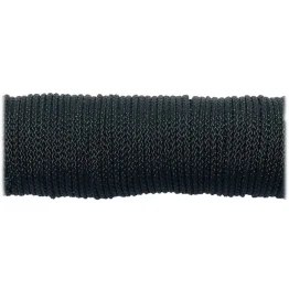 Паракордовий шнур Highlander microcord Black чорний 1,2 мм