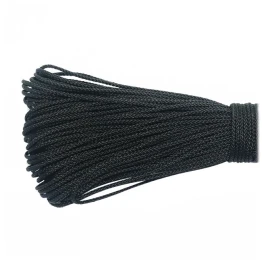 Паракордовий шнур Highlander microcord Black чорний 1,2 мм