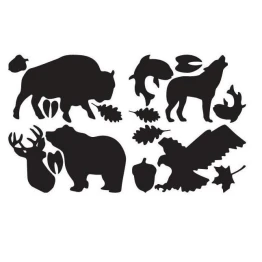 Набір фігурних латок Gear Aid by McNett Tenacious Repair Tape Tattoos Wildlife Clamshell