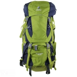 Рюкзак DEUTER Aircontact 45+10 moss-navy зелений