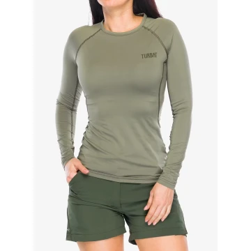 Футболка Turbat Hike Lite LS Wmn жіноча tea olive оливкова