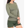 Футболка Turbat Hike Lite LS Wmn жіноча tea olive оливкова