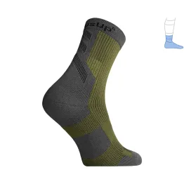 Шкарпетки Trekking MidDry+ унісекс сіро-оливкові