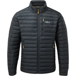Куртка Rab Microlight Jacket чоловіча Beluga темно-сіра