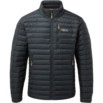 Куртка Rab Microlight Jacket чоловіча Beluga темно-сіра