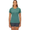 Футболка Rab Sonic Tee W Eucalyptus зелена жіноча 