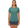 Футболка Rab Sonic Tee W Eucalyptus зелена жіноча 