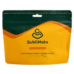 Сублімовані продукти SubliMate Картопляне пюре з яловичиною