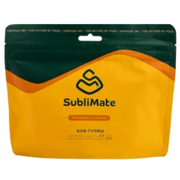 Сублімовані продукти SubliMate Боб-гуляш (м’ясний суп з квасолею)