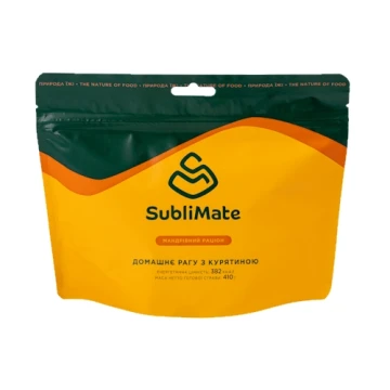Сублімовані продукти SubliMate Домашнє рагу з курятиною