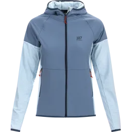 Флісова кофта 2117 of Sweden Trubo Fleece Wmn жіноча dusty blue синя/блакитна