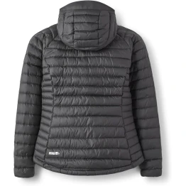 Куртка Rab Microlight Alpine Jacket Wmns жіноча Black/Graphene чорна/сіра